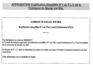 approbation n°1 PLU