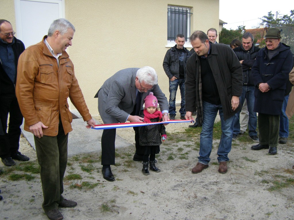 Inauguration des vestiaires (Club House) de Saint Isidore.